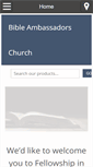 Mobile Screenshot of bibleambassadors.org